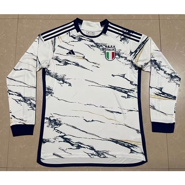 Camisa Seleção da Itália II Away 2023 2024 Fan Branca Marmore