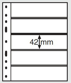 Imagem do 10 Folhas Leuchtturm Optima S - Para Selos/documentos