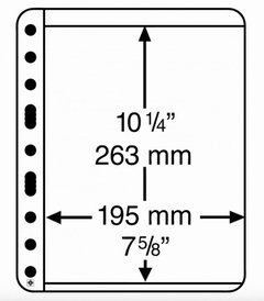 5 Folhas Leuchtturm Vario C - Para Cédulas - comprar online