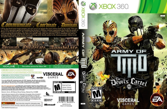 Army of Two - Jogo XBOX 360 Midia Fisica