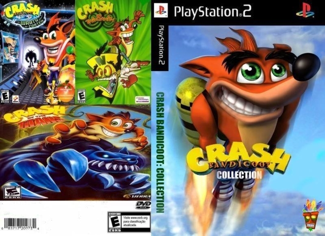 Todos os Crash de Playstation 2 