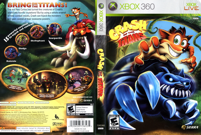 Crash of the Titans - Xbox 360 Desbloqueado