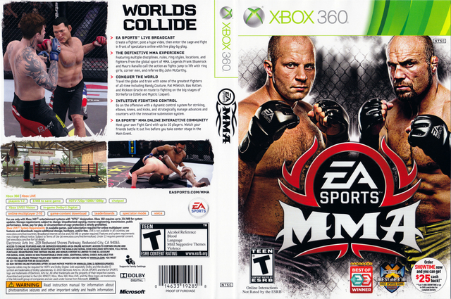 Jogo De Luta Mma Ea Sports Xbox 360 Original Mídia Física