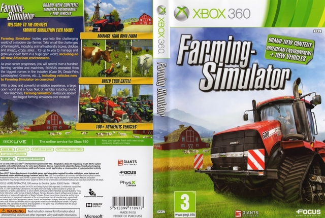 Farming Simulator chega ao PS3 e 360 - Combo Infinito