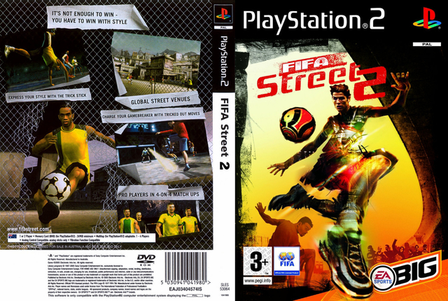 Jogo Fifa Street 2 PS2 ( Futebol ) - Escorrega o Preço