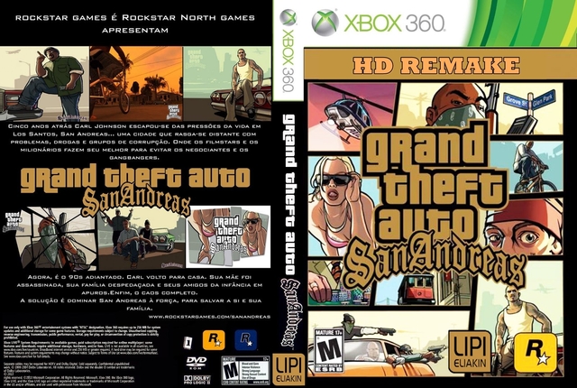 Gta San Andreas - HD REMAKE 2015 (Xbox 360)