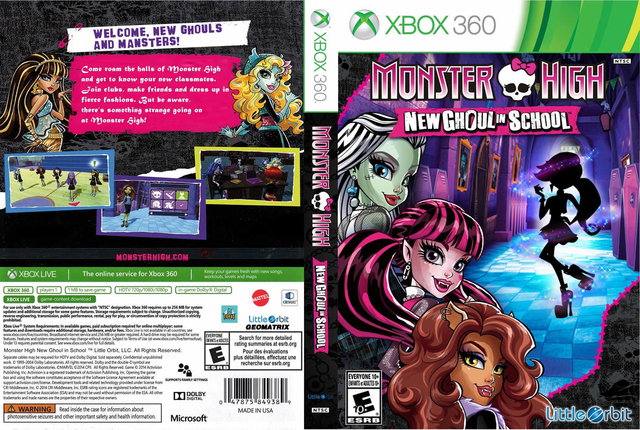 Jogo Monster High New Ghoul In School Xbox 360 em Promoção na