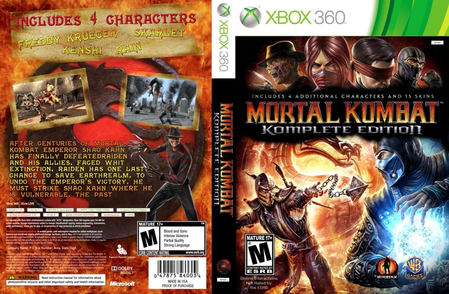 Jogo Mortal Kombat Komplete Edition - Xbox 360 - curitiba - Brasil