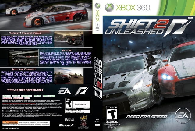 Jogos Need for Speed Xbox 360 Desbloqueado com capinha