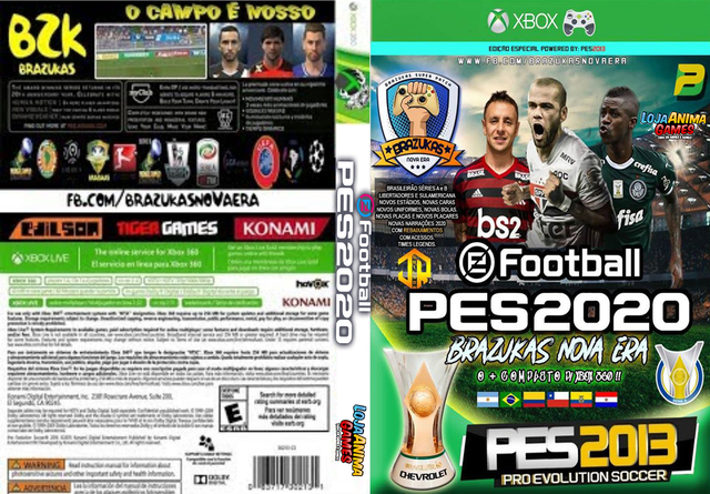 PES 2020 - Brazukas Nova Era - XBOX 360 - Mastra Games