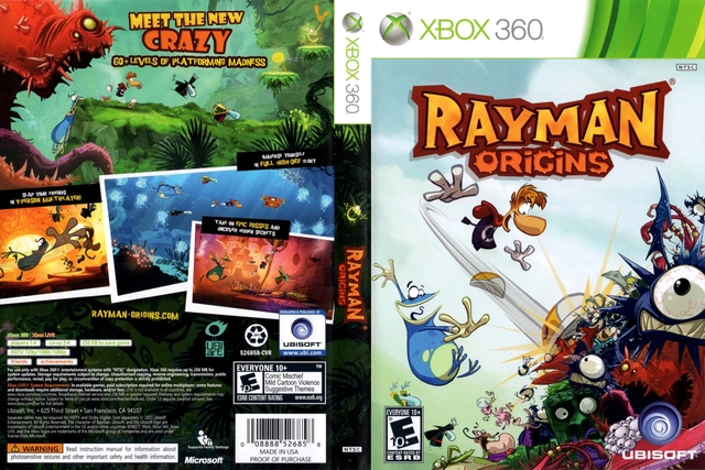 Jogo Xbox 360 Rayman Origins - Ubisoft - Gameteczone a melhor loja