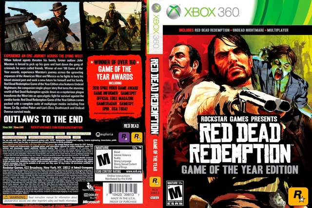 Red Dead Redemption Xbox 360 Bloqueado e Desbloqueado
