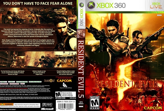 Jogo Xbox 360 Resident Evil 5 Lacrado - Black Games