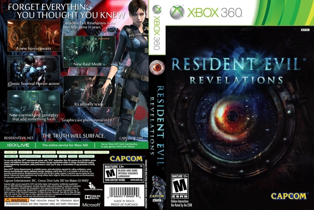 RESIDENT EVIL REVELATIONS - XBOX 360 CONTA COMPARTILHADA