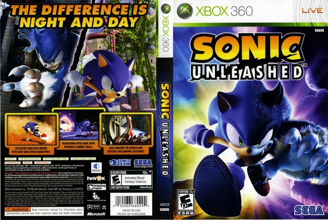 Jogo Sonic Unleashed, Xbox 360 One