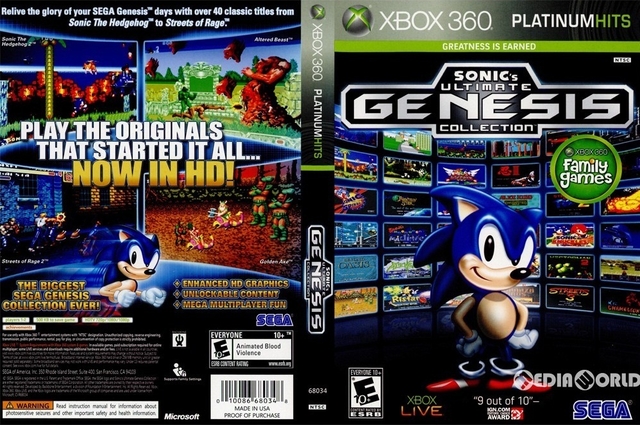 Sonic's Ultimate Genesis Collection - Xbox 360