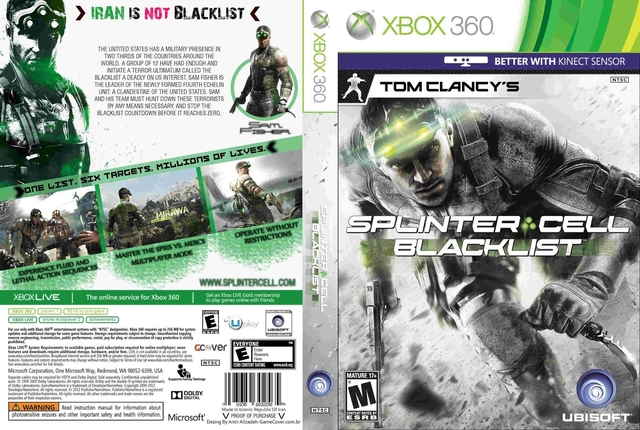 Splinter Cell: Blacklist Xbox 360