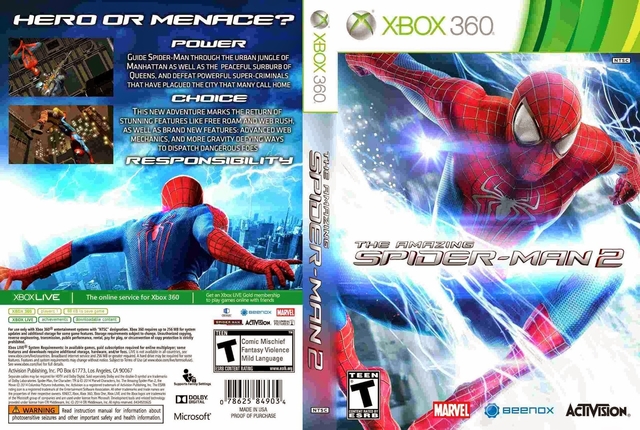  The Amazing Spider-Man 2 - Xbox 360 : Activision