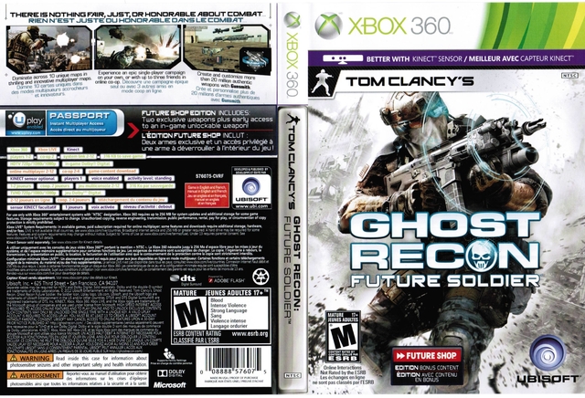 Xbox 360 - Tom Clancy?s Ghost Recon: Future Soldier (Compatível