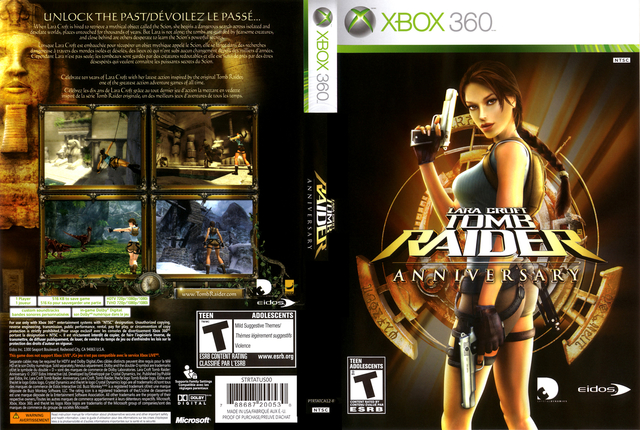 Tomb Raider Anniversary- Jogo Para Xbox 360 LT 3.0