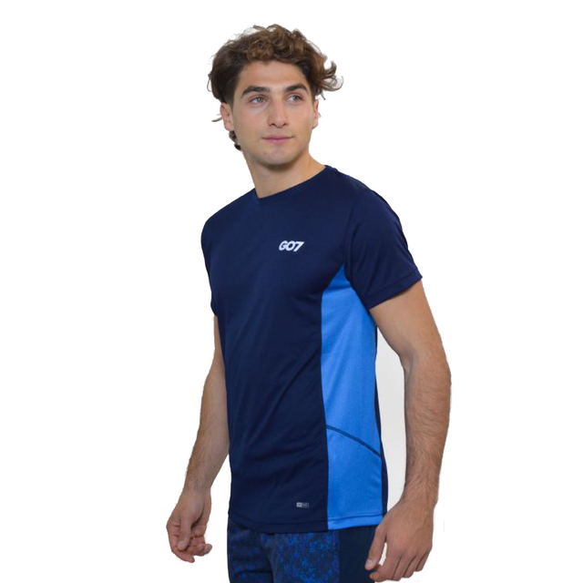 Remera Deportiva Hombre Rafa Petróleo -GO7 - Rokafit