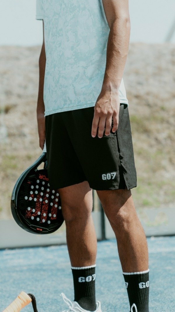 Short Deportivo Hombre Aris Negro Go7