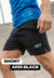 Short Deportivo Hombre Aris Negro Go7 - comprar online