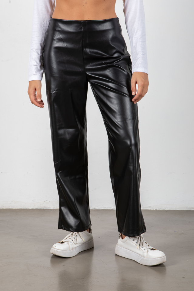 pantalon WIDE LEG eco cuero premium salusha
