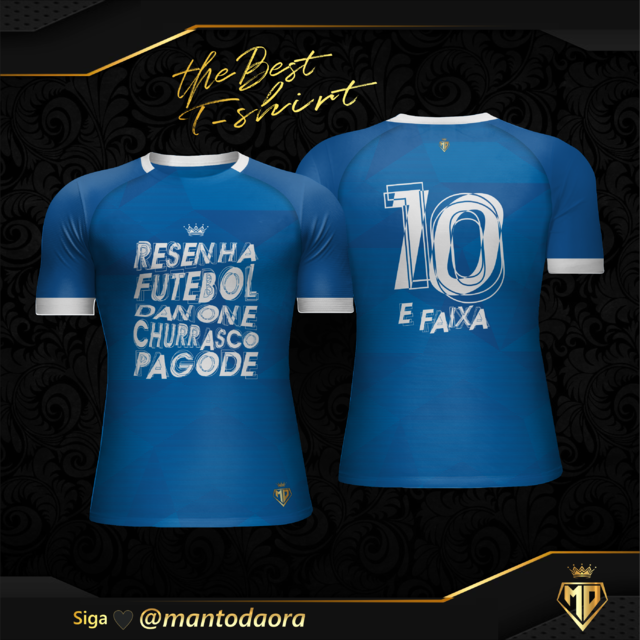 Camiseta resenha futebol danone - Camisas Manto Daóra