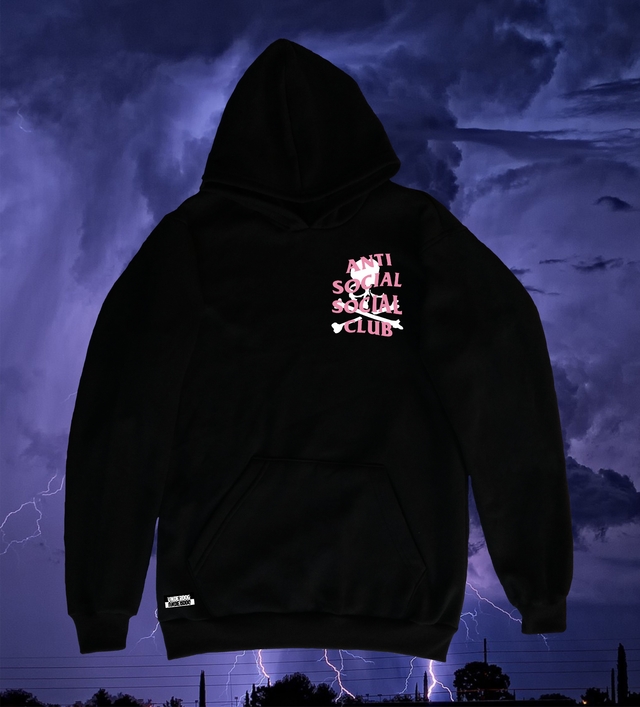 Anti social social club purple outlet hoodie
