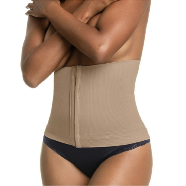 Pale Brown Seamless shaper Corset - ANNA ROSA LINGERIE