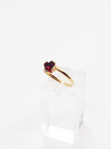 Anillo con piedra rubi on sale
