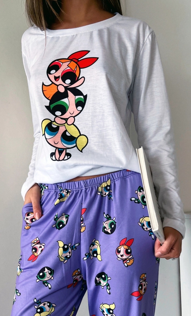 Pijama SUPERPODEROSAS manga larga