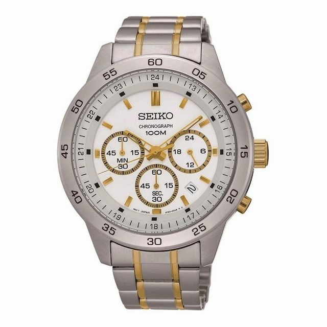 Reloj seiko chronograph 100m sale