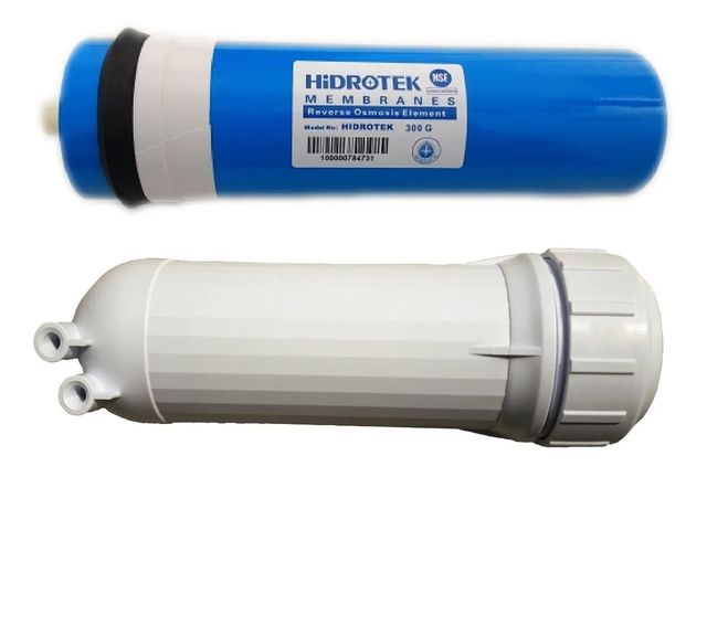 Paquete de 3 unidades de ósmosis inversa de ósmosis inversa RO DI, carcasa  transparente recargable para sistemas de filtración de agua doméstica de