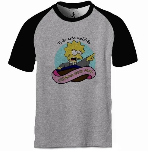 Remera Nino O Adulto Los Simpsons Lisa 41
