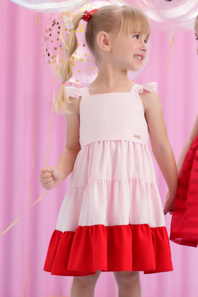 Vestido vermelho cheap mon sucre