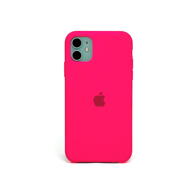 Case Silicone iPhone 11 - Rosa Escuro