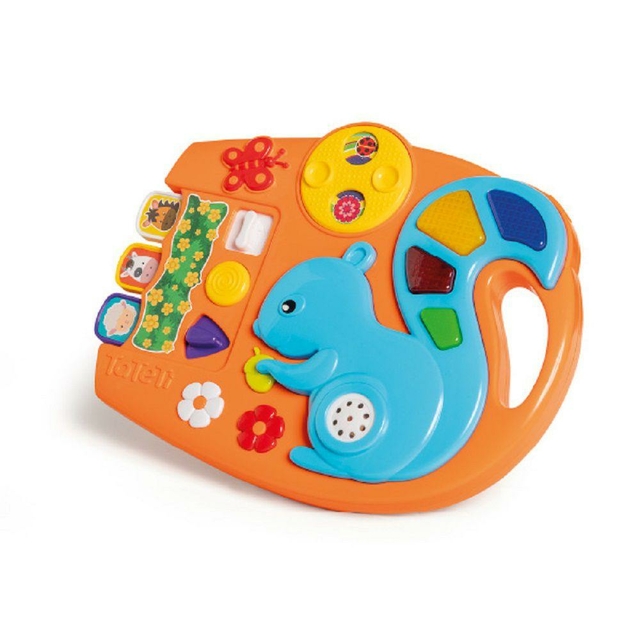 Tapete de Atividades com Piano Musical Infantil Animais Verde Baby