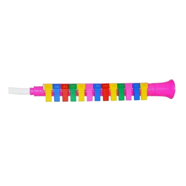 Flauta melódica con teclado 13 notas Material: Plástico Medida Aprox