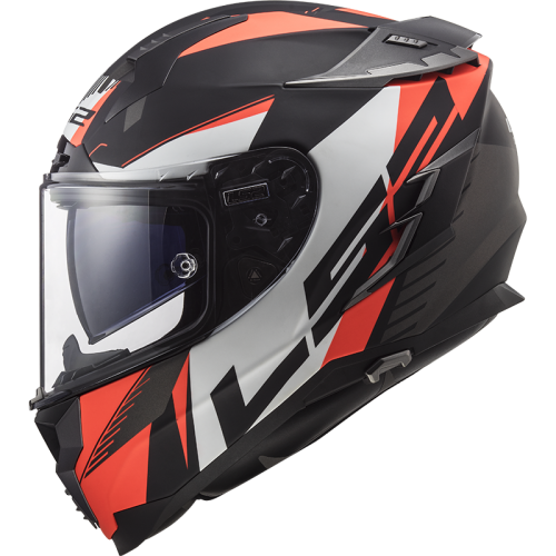 Casco Moto Ls2 Integral 327 Challenger Allert Con Pinlock