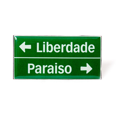 Ímã Liberdade Paraíso na internet