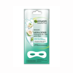 Mascarilla en Tela p/Ojos Garnier SkinActive Hidra Bomb Efecto Refrescante.