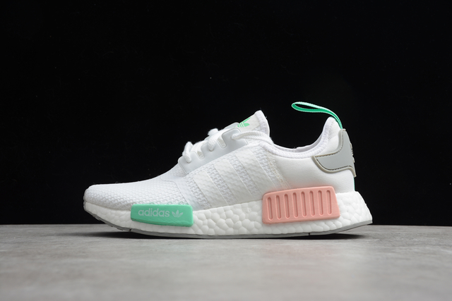 Adidas nmd mujer blancas lazo sale