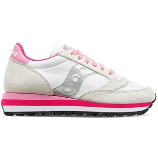 ZAPATILLA MUJER JAZZ TRIPLE WHITE/GREY/PINK ORIGINALS