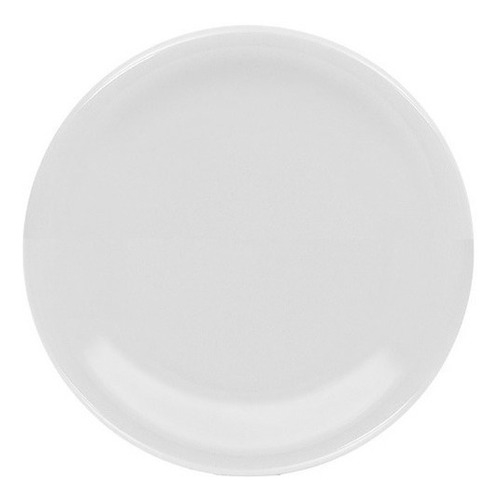 Set X6 Platos Playos Blanco Redondo Ceramica Oferta
