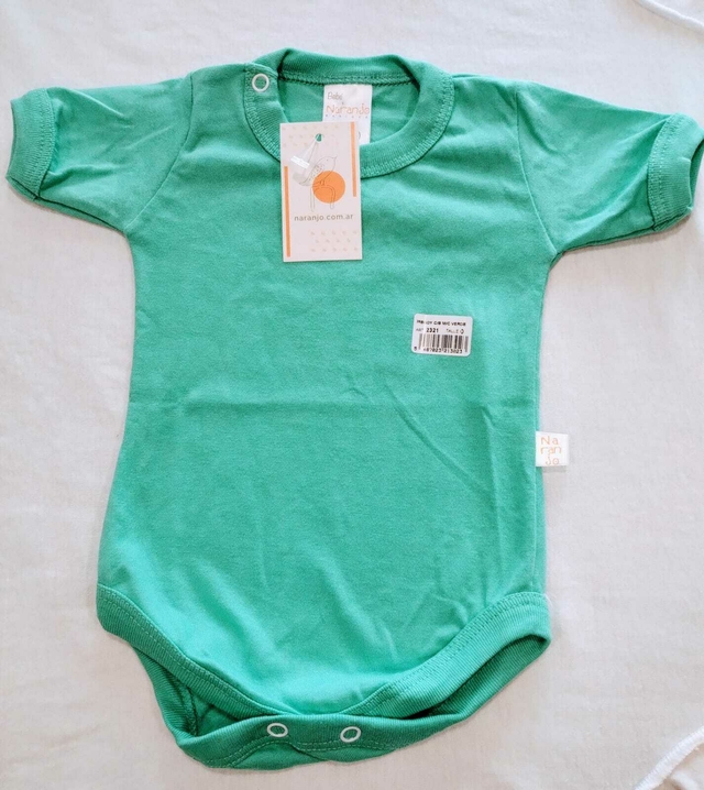 Body liso manga corta Naranjo Seni Ropa Maternal