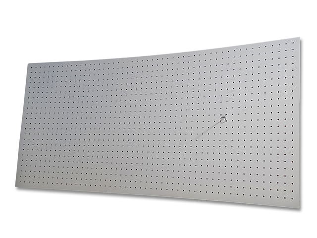 Compra Panel perforado tipo tablero perforado de madera - 96 cm - Azul al  por mayor