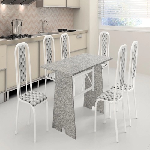 Cadeiras de Jantar: tecidos lisos e mais