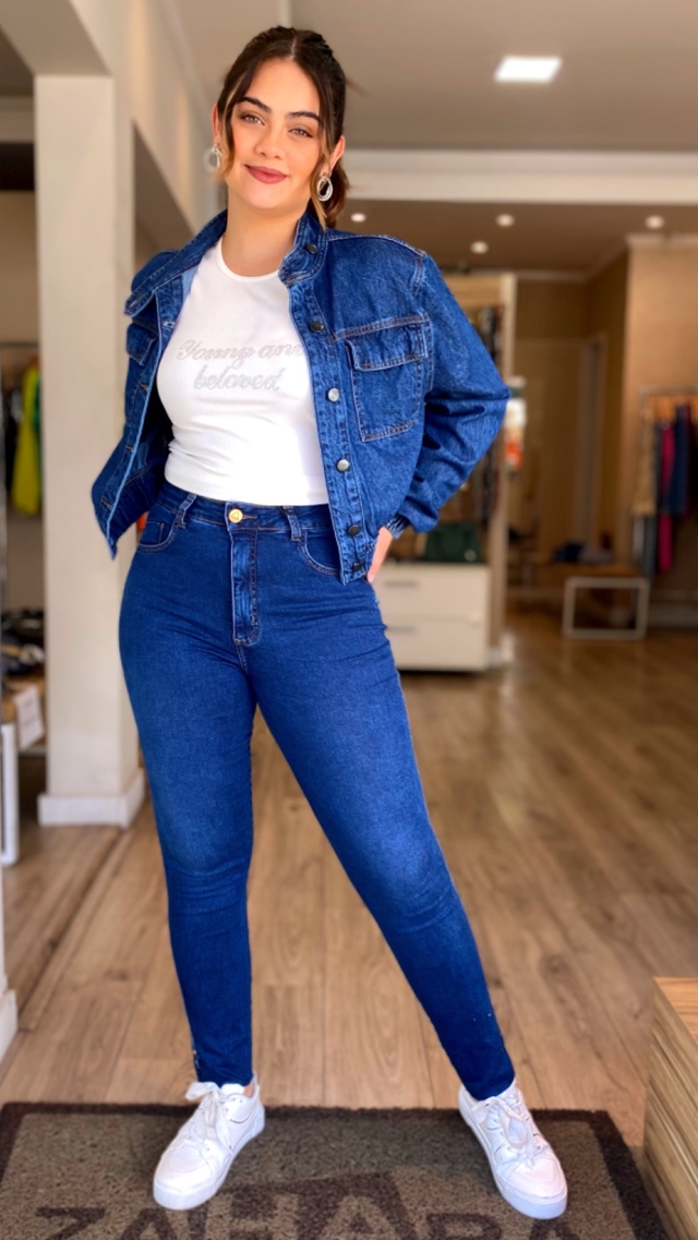 Jaqueta jeans sale na promoção